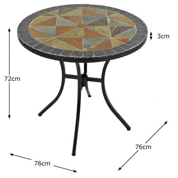 Tampa 76cm Bistro Table