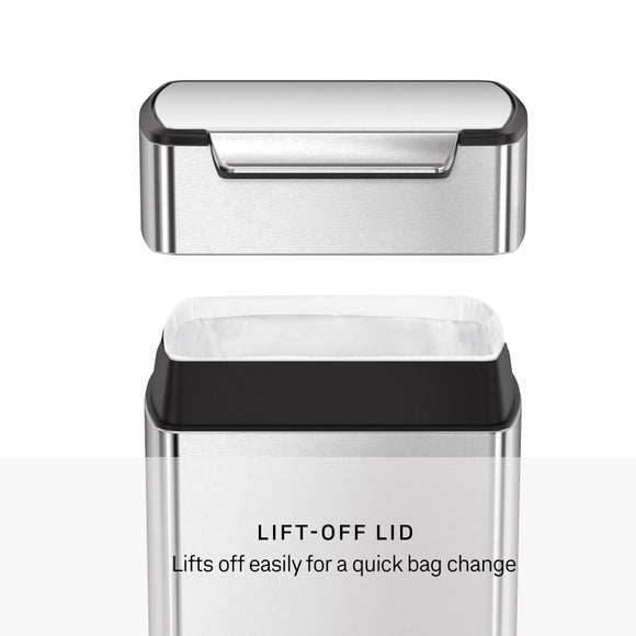 Simplehuman 30L Rectangular Touch-Bar Bin