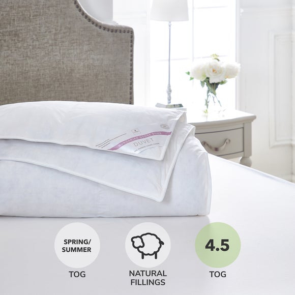 Dorma Hungarian Goose Down 4.5 Tog Summer Duvet, product image 1