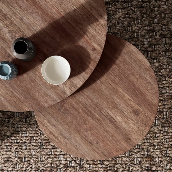 Fulton Coffee Nest of Tables, Pine Effect