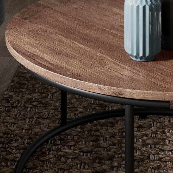 Fulton Coffee Nest of Tables, Pine Effect