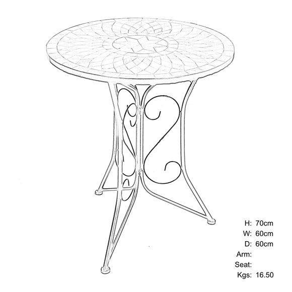 Summer Terrace Nova 2 Seat Bistro Set