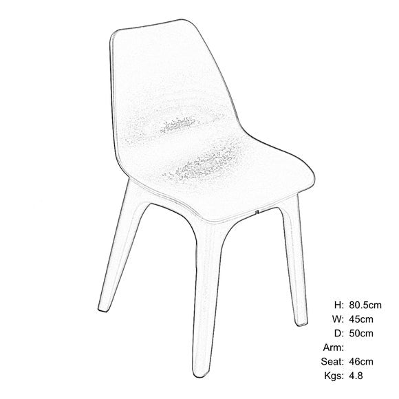 Levante 2 Seater White Bistro Set with Eolo Chairs