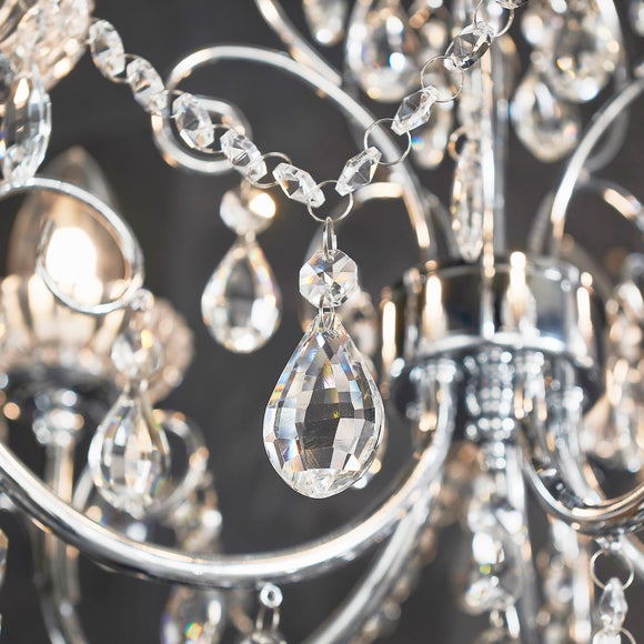 Vogue Tabitha 5 Light Bathroom Chandelier