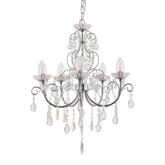 Vogue Tabitha 5 Light Bathroom Chandelier