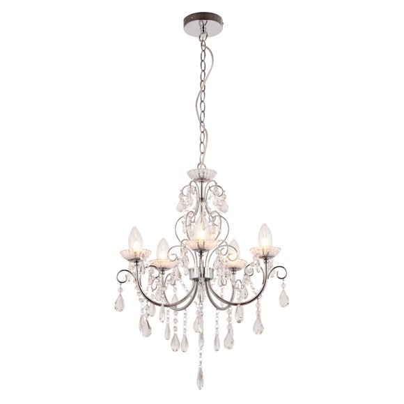 Vogue Tabitha 5 Light Bathroom Chandelier