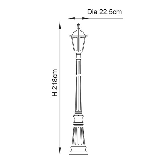 Vogue Trenton Outdoor Lamppost