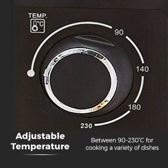 Tower 32L Black Mini Oven with Hot Plates