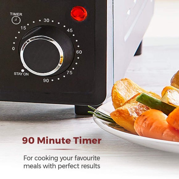 Tower 32L Black Mini Oven with Hot Plates