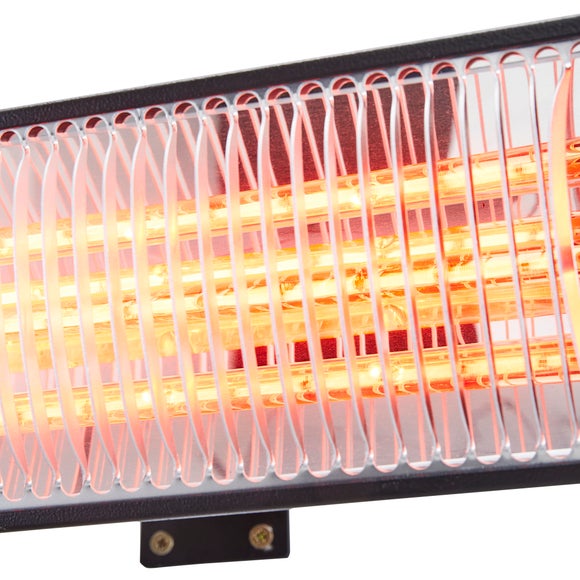 Flint Outdoor Wall Mounted Heater with Bluetooth Speaker & Remote Control