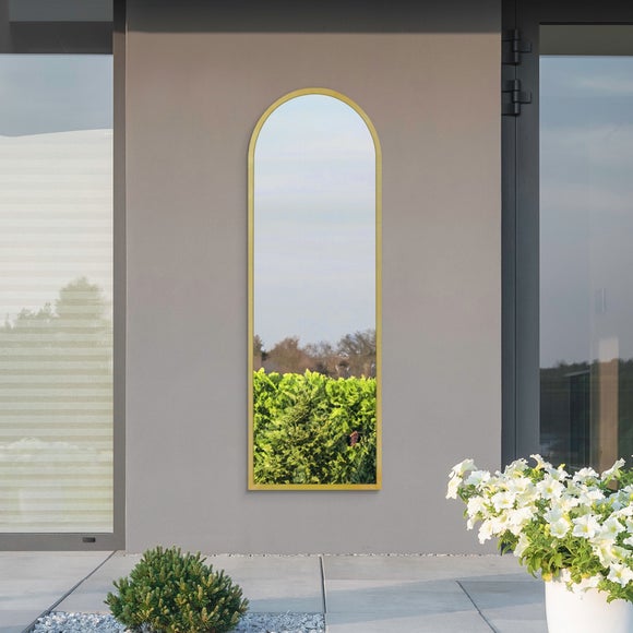 Arcus Arched Slim Indoor Outdoor Full Length Wall Mirror, product image 29