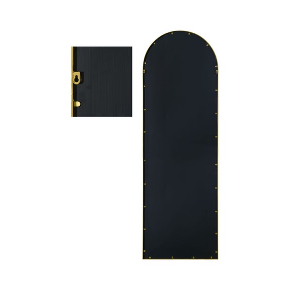 Arcus Arched Slim Indoor Outdoor Full Length Wall Mirror, product image 31
