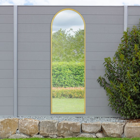 Arcus Arched Slim Indoor Outdoor Full Length Wall Mirror, product image 21