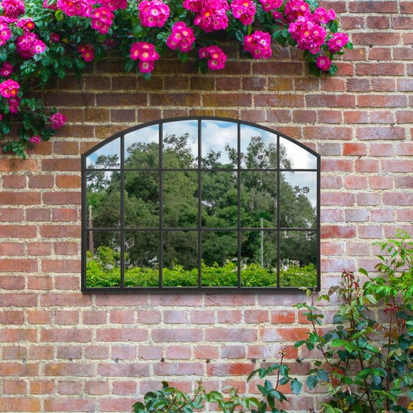 Arcus Arched Window Indoor Outdoor Wide Wall Mirror, product image 22