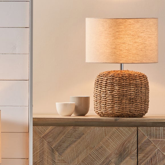Acer Natural Woven Table Lamp, product image 1