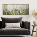 Cedar & Sage Luna Gaze Stag Framed Canvas