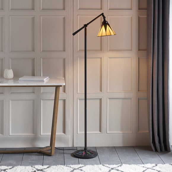 Vogue Samuel Traditional Adjustable Reading Floor Lamp