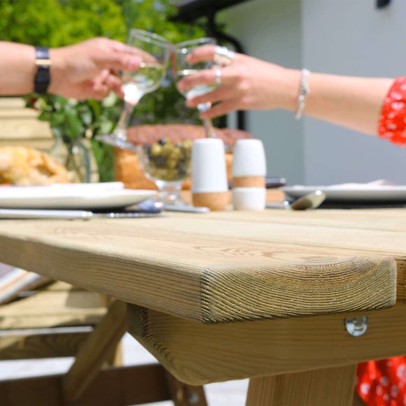 Freya Wooden Garden Dining Table