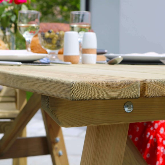 Freya Wooden Garden Dining Table