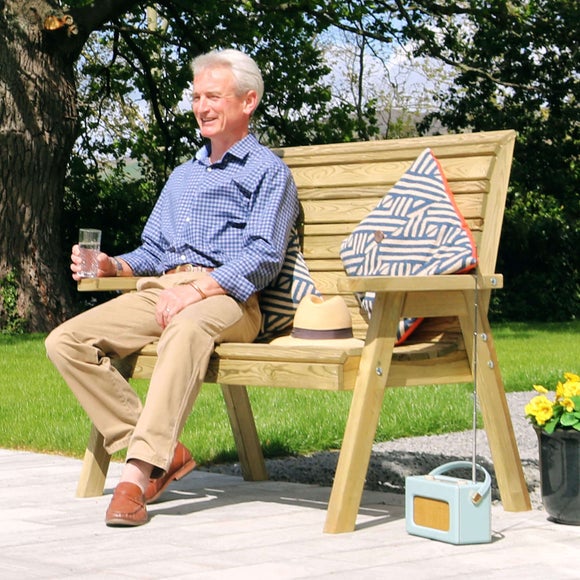 Freya 2 Seater Wooden Garden Bench