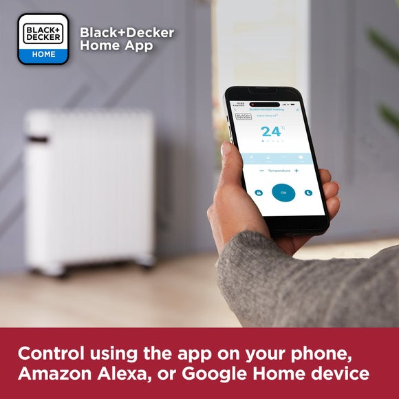 2500W Black And Decker Digital Oil Free Radiator
