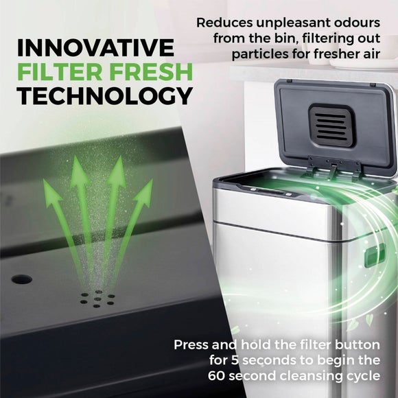 Tower 60L Ozone Sensor Bin, product image 26