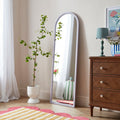 Remi Arched Scalloped Full Length Leaner Mirror, product image 1