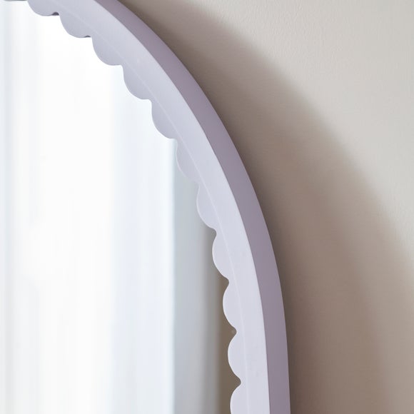 Remi Arched Scalloped Full Length Leaner Mirror, product image 2