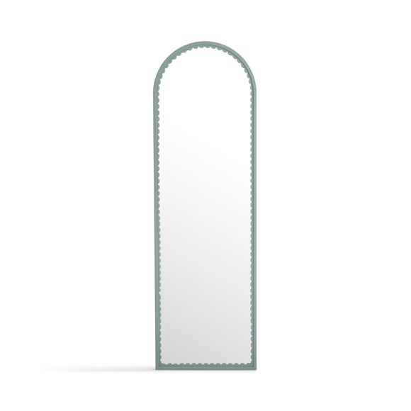 Remi Arched Scalloped Full Length Leaner Mirror, product image 6