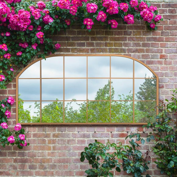Arcus Arched Window Indoor Outdoor Wide Wall Mirror, product image 18