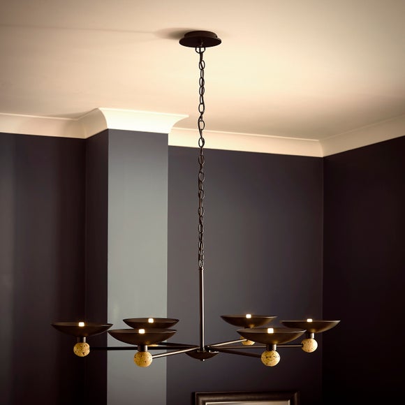 Hotel Marmont Modern 6 Light Pendant Light
