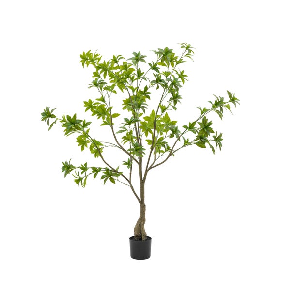 Artificial Pierisjaponica Tree in Black Plant Pot