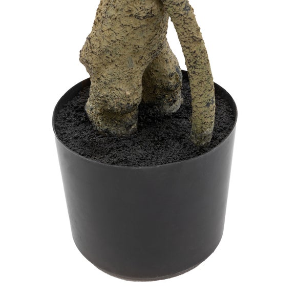 Artificial Pierisjaponica Tree in Black Plant Pot