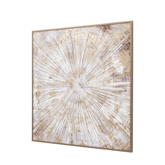 Cedar & Sage Starburst Flair Framed Canvas