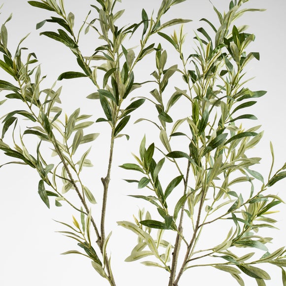 Artificial Olive Tree in Cream Double Walled Plant Pot