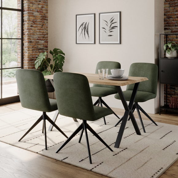 Ezra II 4 Seater Compact Rectangular Dining Table, product image 1