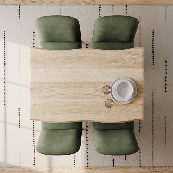 Ezra II 4 Seater Compact Rectangular Dining Table, product image 2