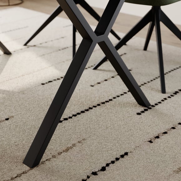 Ezra II 4 Seater Compact Rectangular Dining Table, product image 4