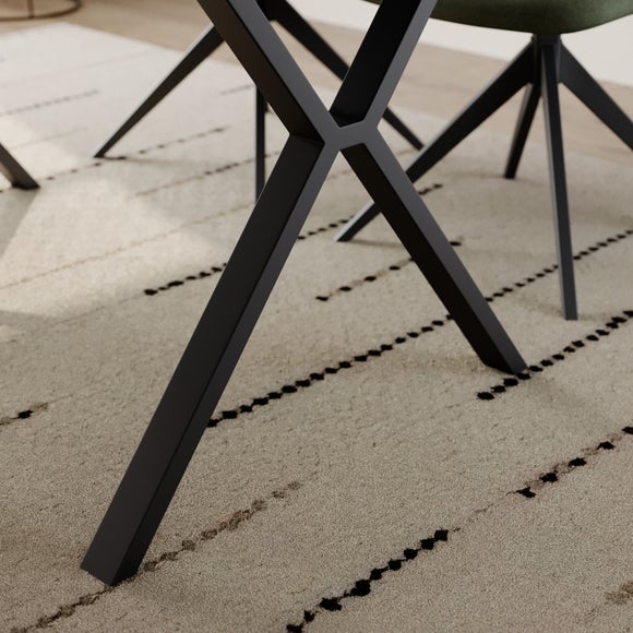 Ezra II 4 Seater Compact Rectangular Dining Table, product image 11