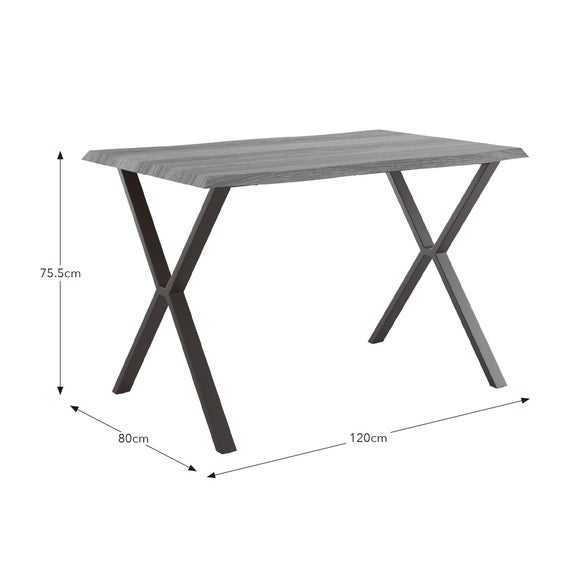 Ezra II 4 Seater Compact Rectangular Dining Table, product image 14