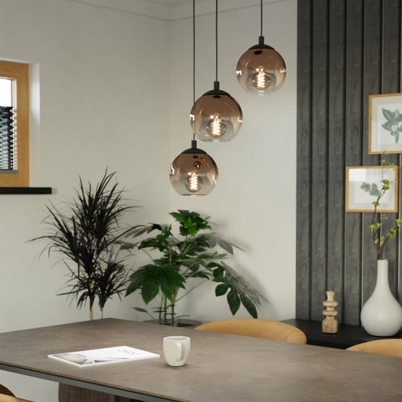 EGLO Ariscani 1 Ombre 3 Light Cluster Ceiling Light