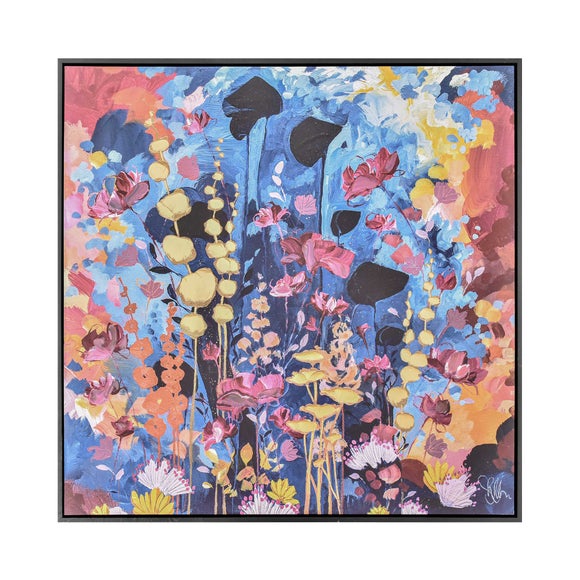 The Final Flush II by Susan Nethercote Framed Canvas