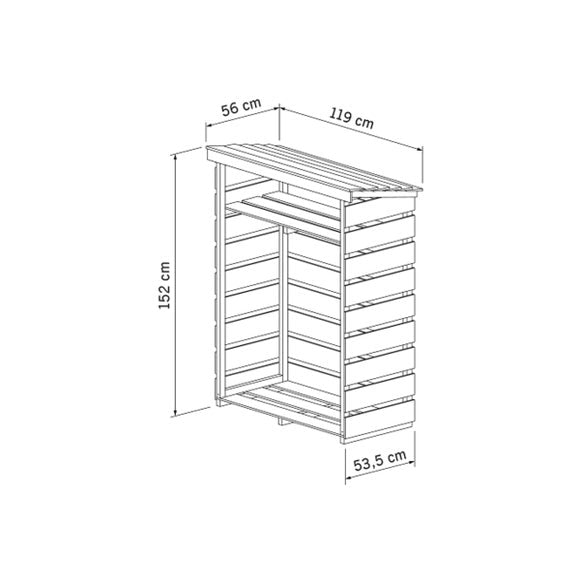 Charles Bentley Wooden Small Log Store