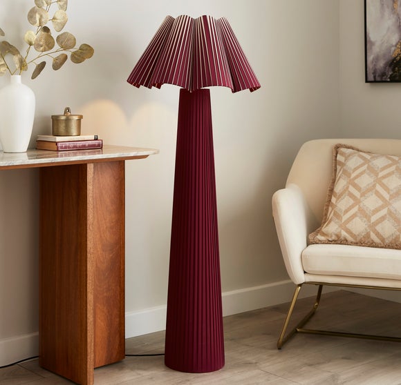 Penelope Ribbon Striped Floor Lamp