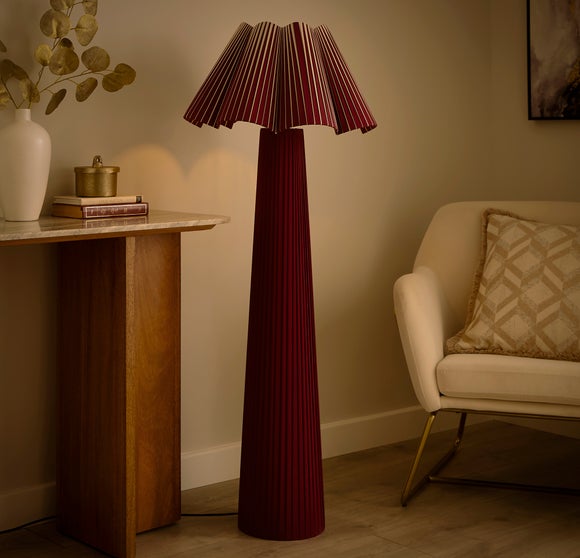 Penelope Ribbon Striped Floor Lamp