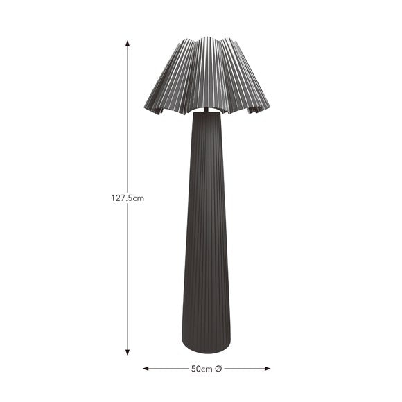Penelope Ribbon Striped Floor Lamp
