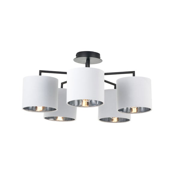 Pacific Lifestyle Elin 5 Light Semi Flush Ceiling Light, product image 5