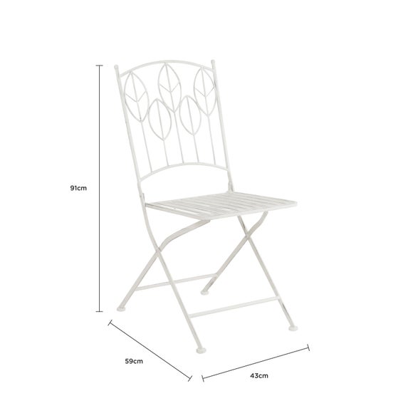 Rustic Leaf Metal Bistro Set, product image 17