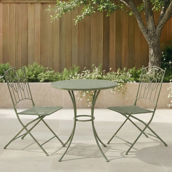 Rustic Leaf Metal Bistro Set, product image 1