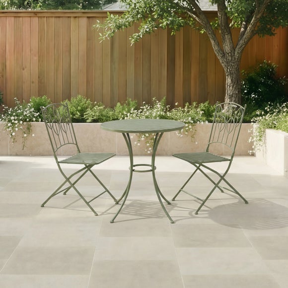 Rustic Leaf Metal Bistro Set, product image 2